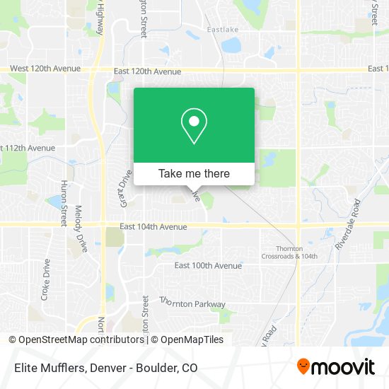 Elite Mufflers map