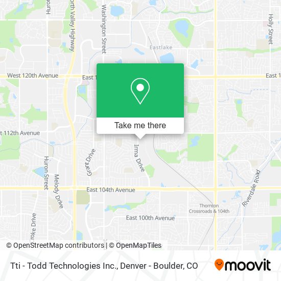 Mapa de Tti - Todd Technologies Inc.