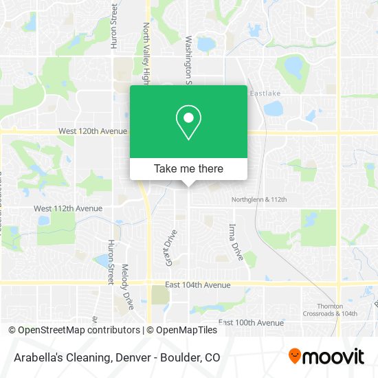 Arabella's Cleaning map
