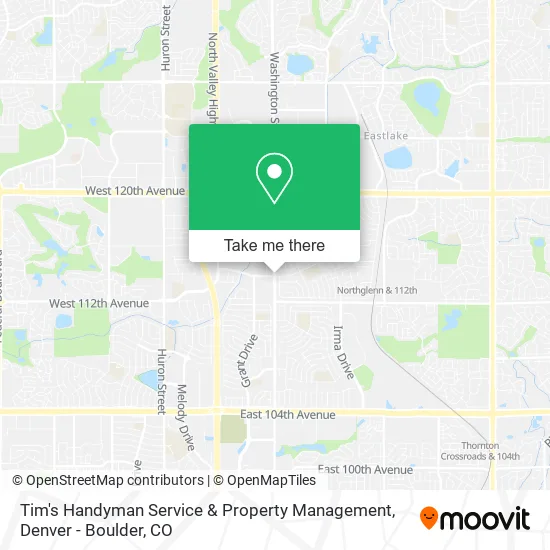 Tim's Handyman Service & Property Management map