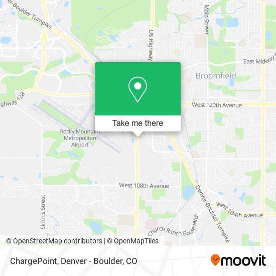 Mapa de ChargePoint