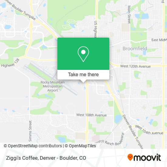 Mapa de Ziggi's Coffee