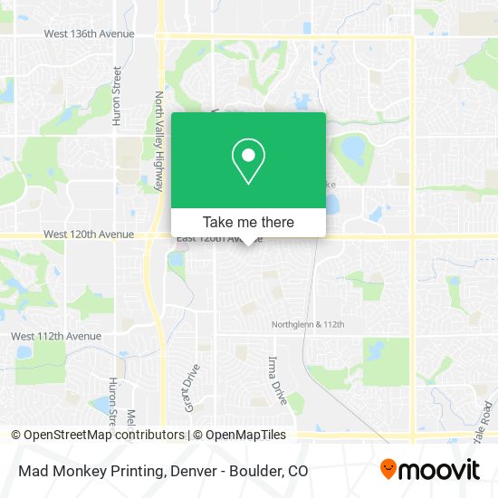 Mad Monkey Printing map