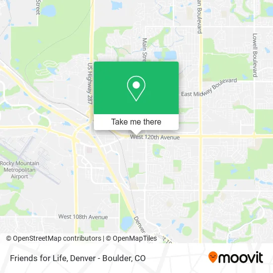 Friends for Life map