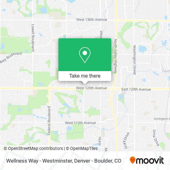 Mapa de Wellness Way - Westminster