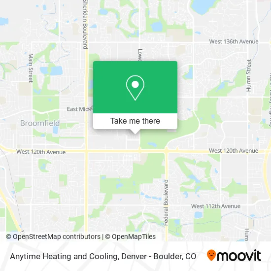 Anytime Heating and Cooling map