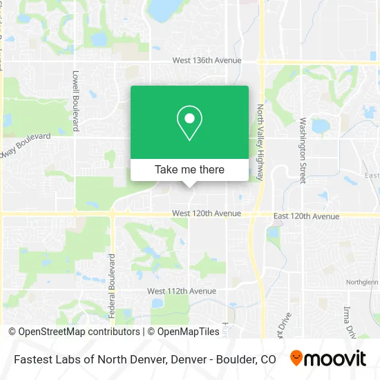 Fastest Labs of North Denver map