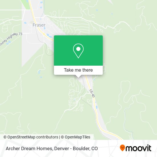 Archer Dream Homes map
