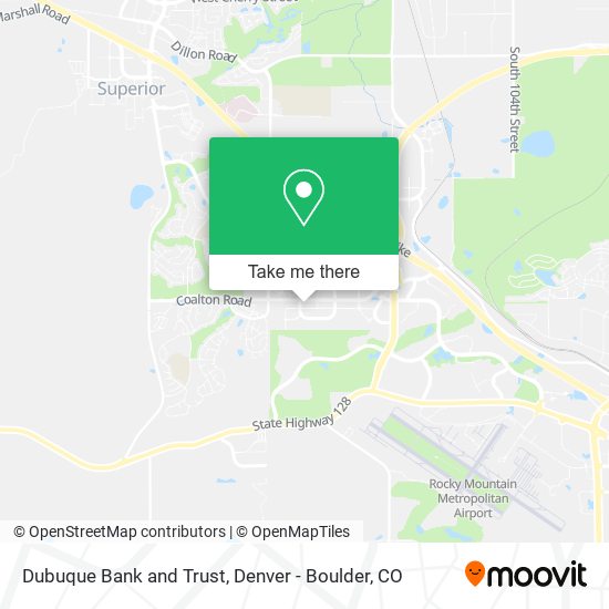 Dubuque Bank and Trust map