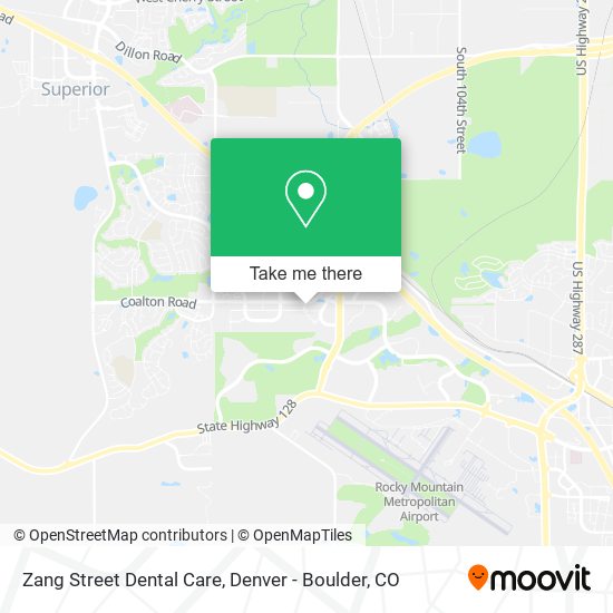 Mapa de Zang Street Dental Care