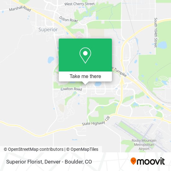 Superior Florist map