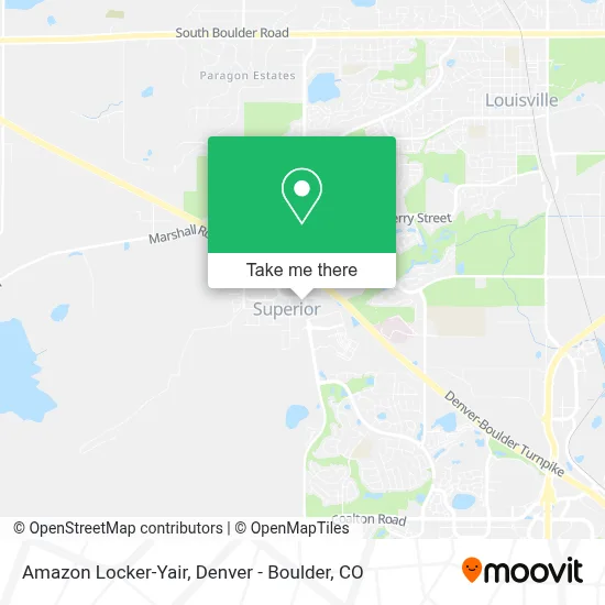 Amazon Locker-Yair map