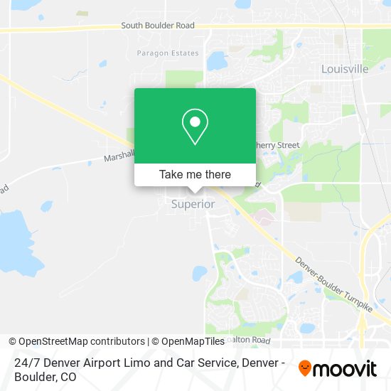 24 / 7 Denver Airport Limo and Car Service map