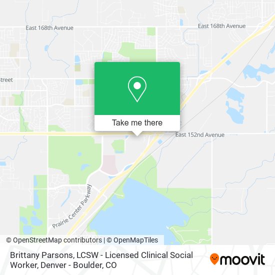 Brittany Parsons, LCSW - Licensed Clinical Social Worker map