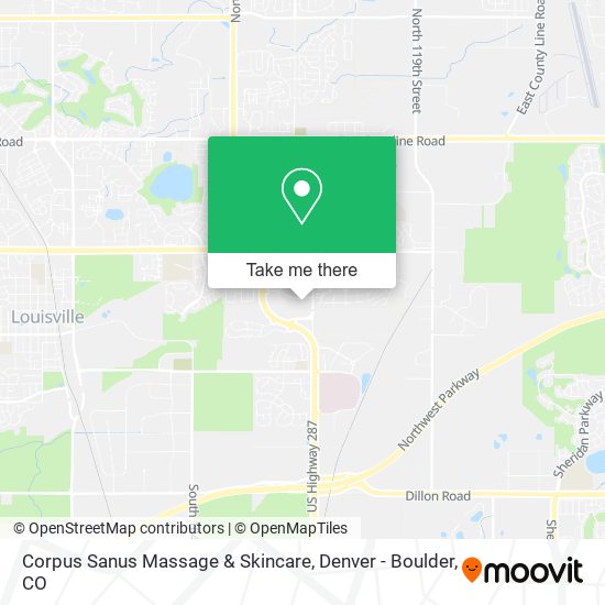 Corpus Sanus Massage & Skincare map