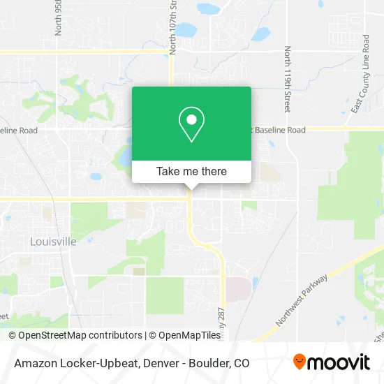 Amazon Locker-Upbeat map