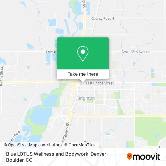 Blue LOTUS Wellness and Bodywork map