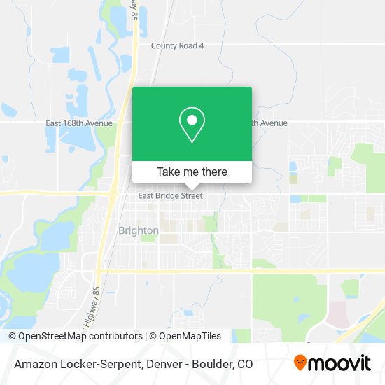 Mapa de Amazon Locker-Serpent