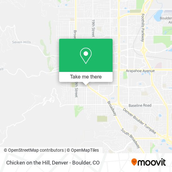 Chicken on the Hill map