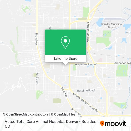 Vetco Total Care Animal Hospital map