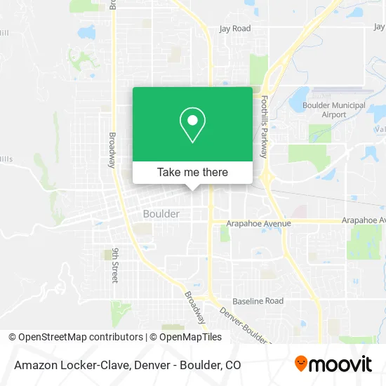 Amazon Locker-Clave map