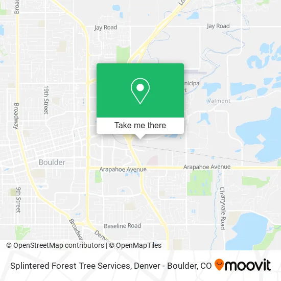 Splintered Forest Tree Services map