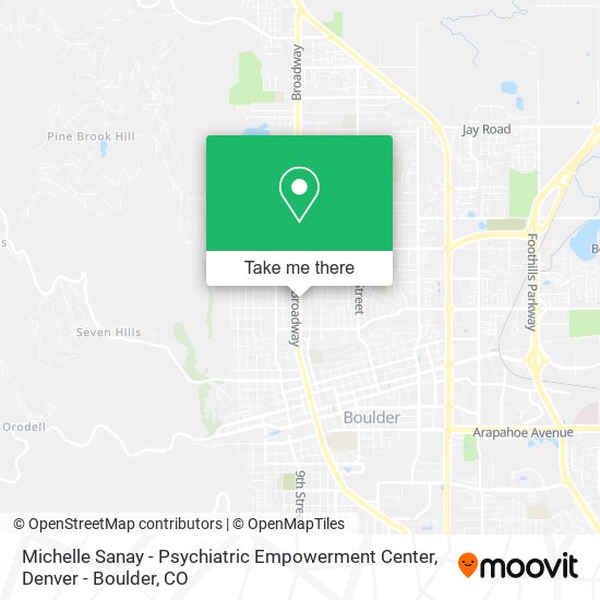 Mapa de Michelle Sanay - Psychiatric Empowerment Center