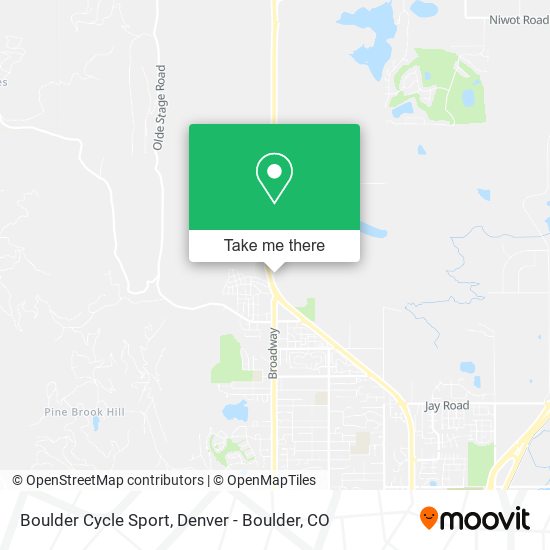 Mapa de Boulder Cycle Sport