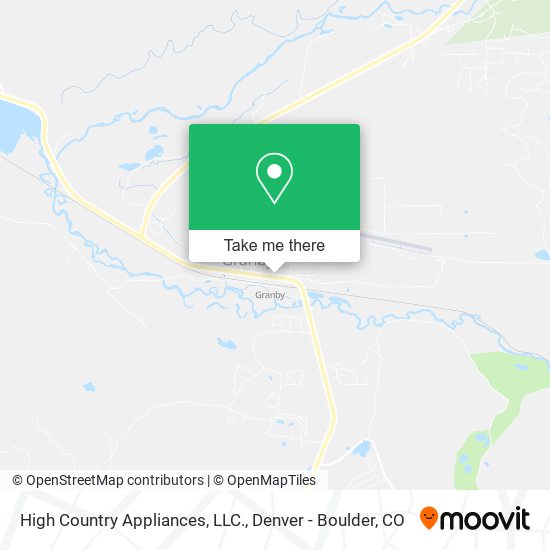 High Country Appliances, LLC. map