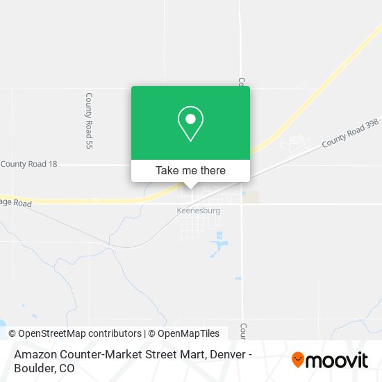 Mapa de Amazon Counter-Market Street Mart