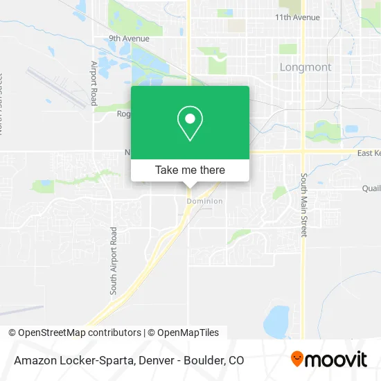 Amazon Locker-Sparta map