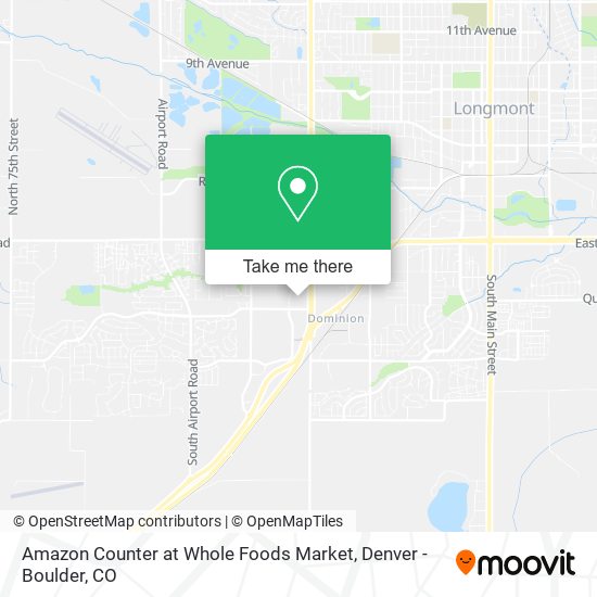 Amazon Counter at Whole Foods Market map