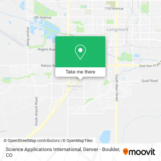 Science Applications International map