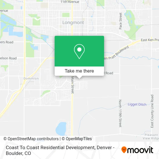 Coast To Coast Residential Development map