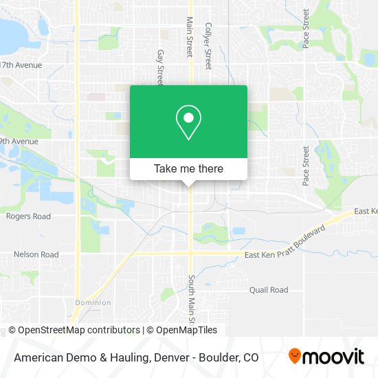 Mapa de American Demo & Hauling