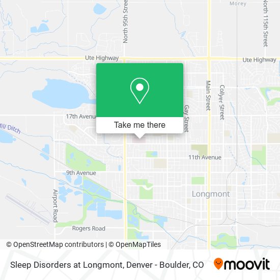 Mapa de Sleep Disorders at Longmont