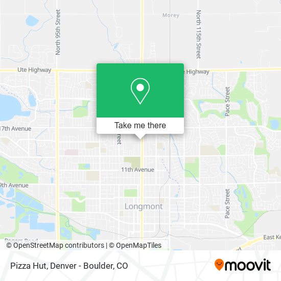 Mapa de Pizza Hut