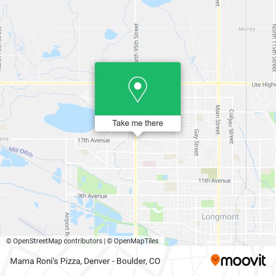 Mama Roni's Pizza map