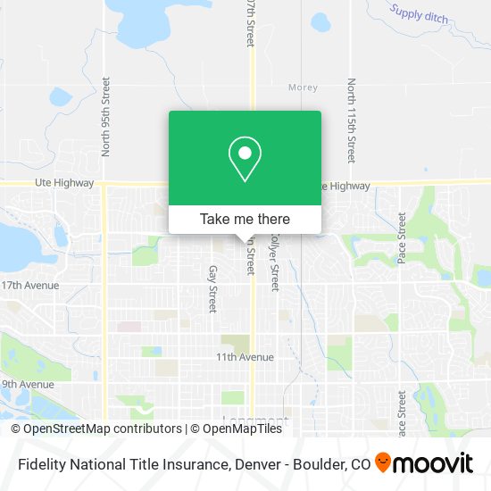 Mapa de Fidelity National Title Insurance