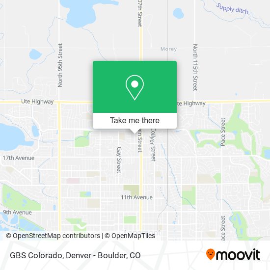GBS Colorado map