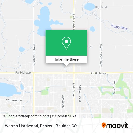 Mapa de Warren Hardwood