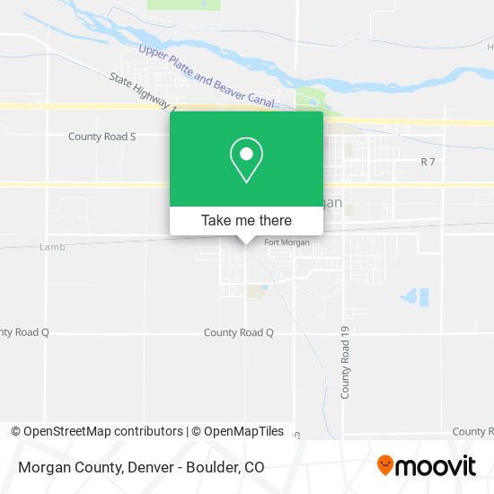 Morgan County map