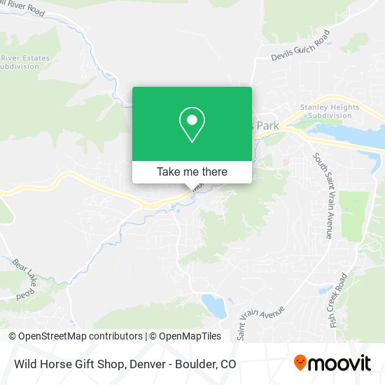 Mapa de Wild Horse Gift Shop