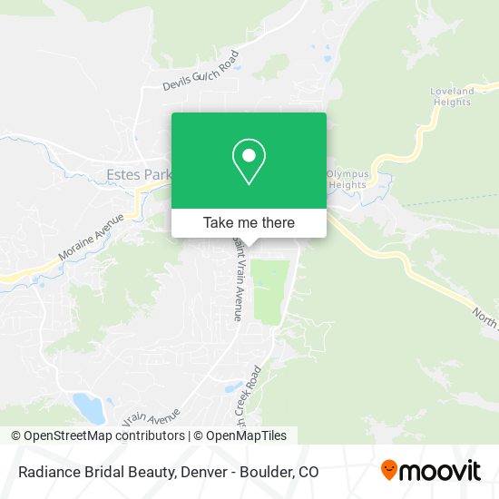 Radiance Bridal Beauty map