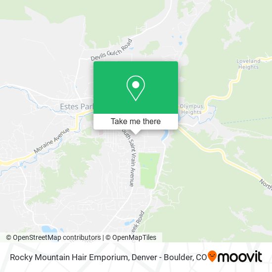 Rocky Mountain Hair Emporium map