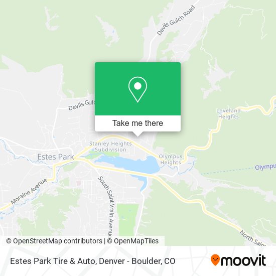 Mapa de Estes Park Tire & Auto