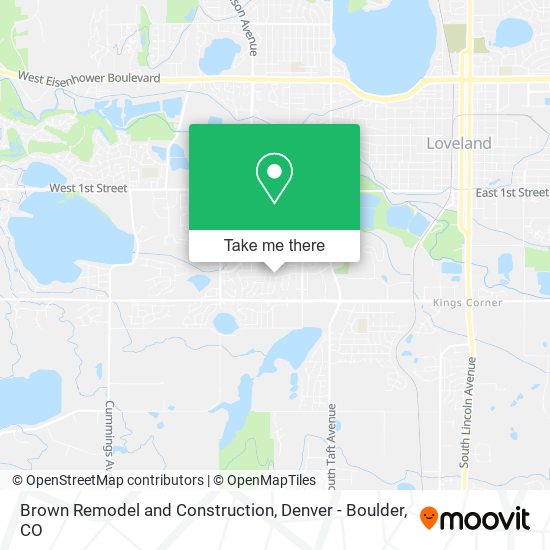 Brown Remodel and Construction map