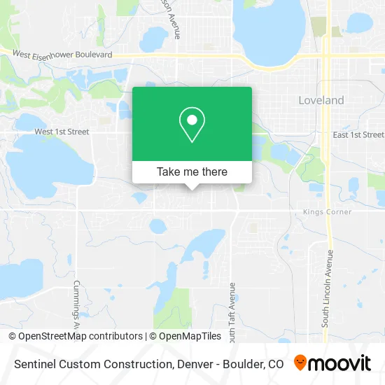Sentinel Custom Construction map