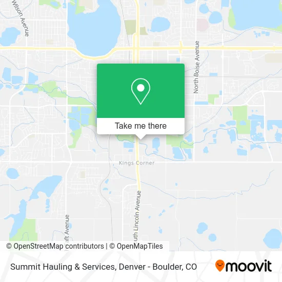 Summit Hauling & Services map