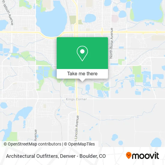 Architectural Outfitters map